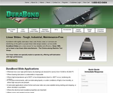 Manufacturing Website Design Portfolio Tennessee
